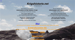 Desktop Screenshot of krigshistorie.net