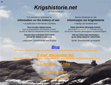 Tablet Screenshot of krigshistorie.net